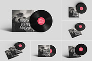 Vinyl Record Cover Mockups, a Packaging Mockup by artimasa (Thumbnail 1 of 7)