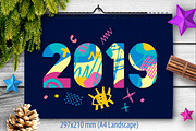 2019 New Year Christmas Blue Bundle, an Object Graphic by Iraida_Bearlala (Thumbnail 3 of 7)