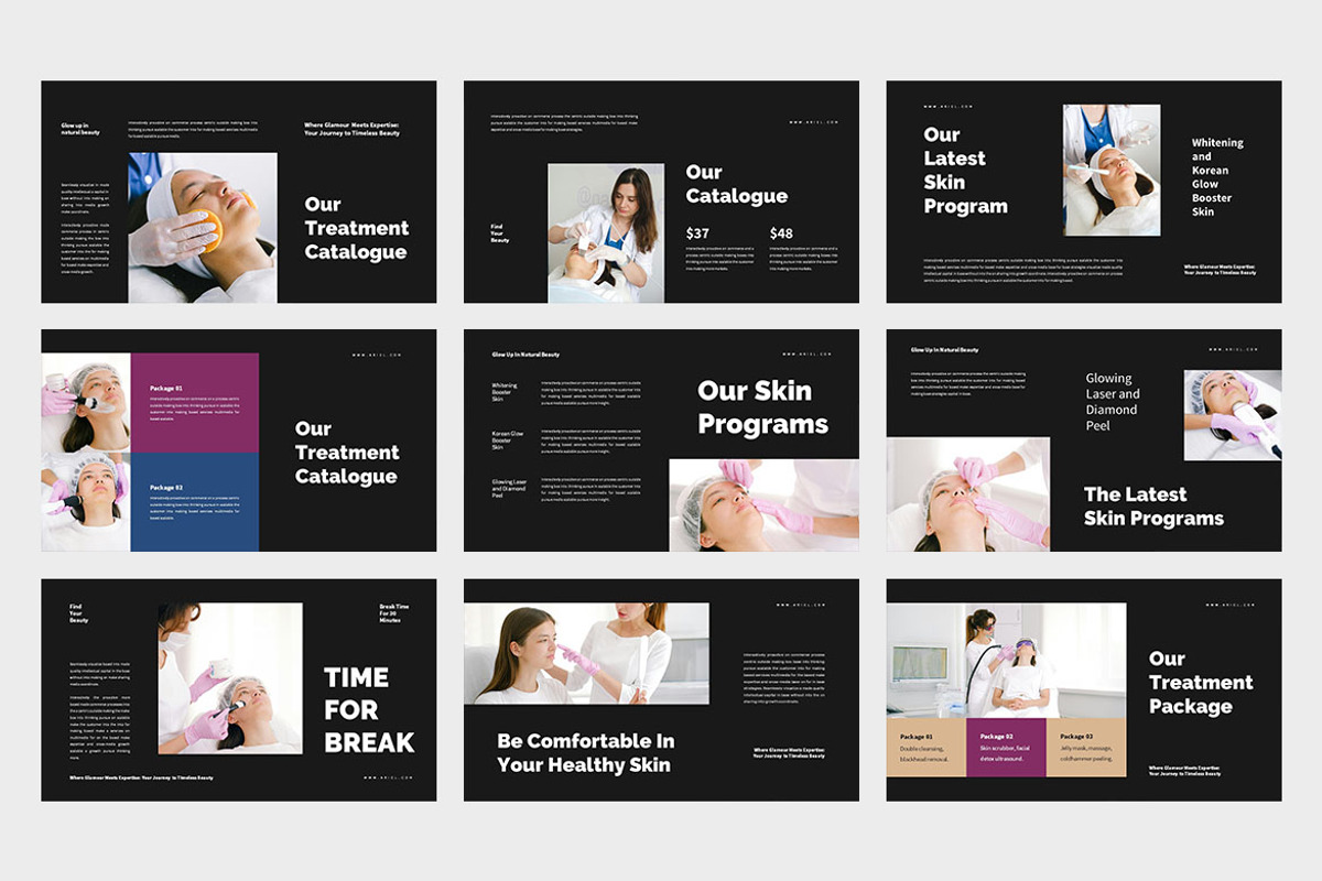 Ariel : Cosmetologist Powerpoint, a Presentation Template by Punkl Camp (Photo 8 of 9)