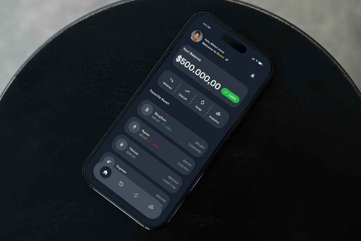Bexon - Secure Crypto Wallet Mobile, an App Template by productype1 (Photo 4 of 5)