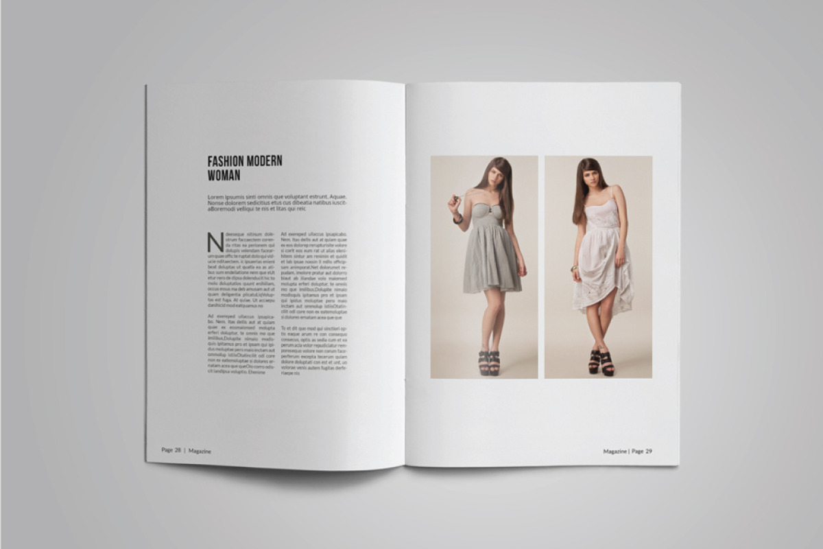 Simple Magazine Template, a Magazine Template by Alhaytar (Photo 9 of 10)