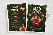 Christmas Mad Friday Flyer Template, a Flyer Template by BrandPacks (Thumbnail 1 of 5)