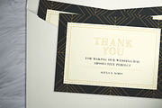 Art Deco Wedding Suite, an Invitation Template by The Good Store (Thumbnail 6 of 7)