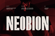 Neobion - Modern Condensed Font