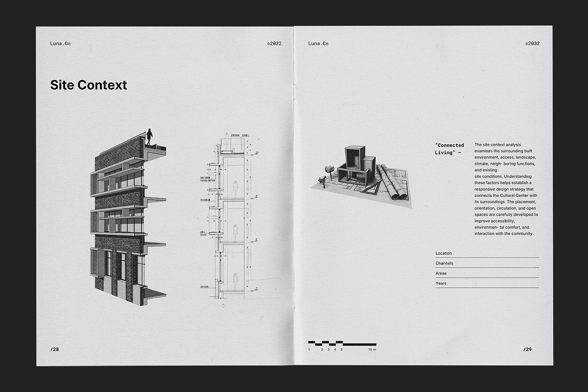Architecture Portfolio Template, a Brochure Template by Studio Monova (Photo 15 of 33)