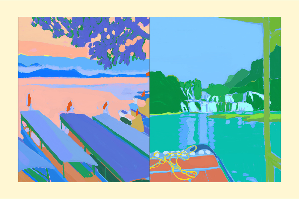 Paintings Inspired by Vietnam, an Illustration by Studio Funshop by Kelli (Photo 4 of 9)
