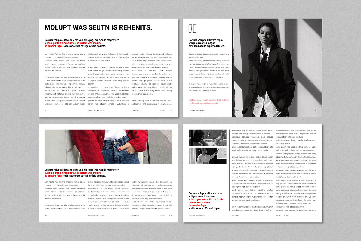 Fashion Magazine Template | Canva, a Magazine Template by ElvinPrint (Photo 13 of 15)
