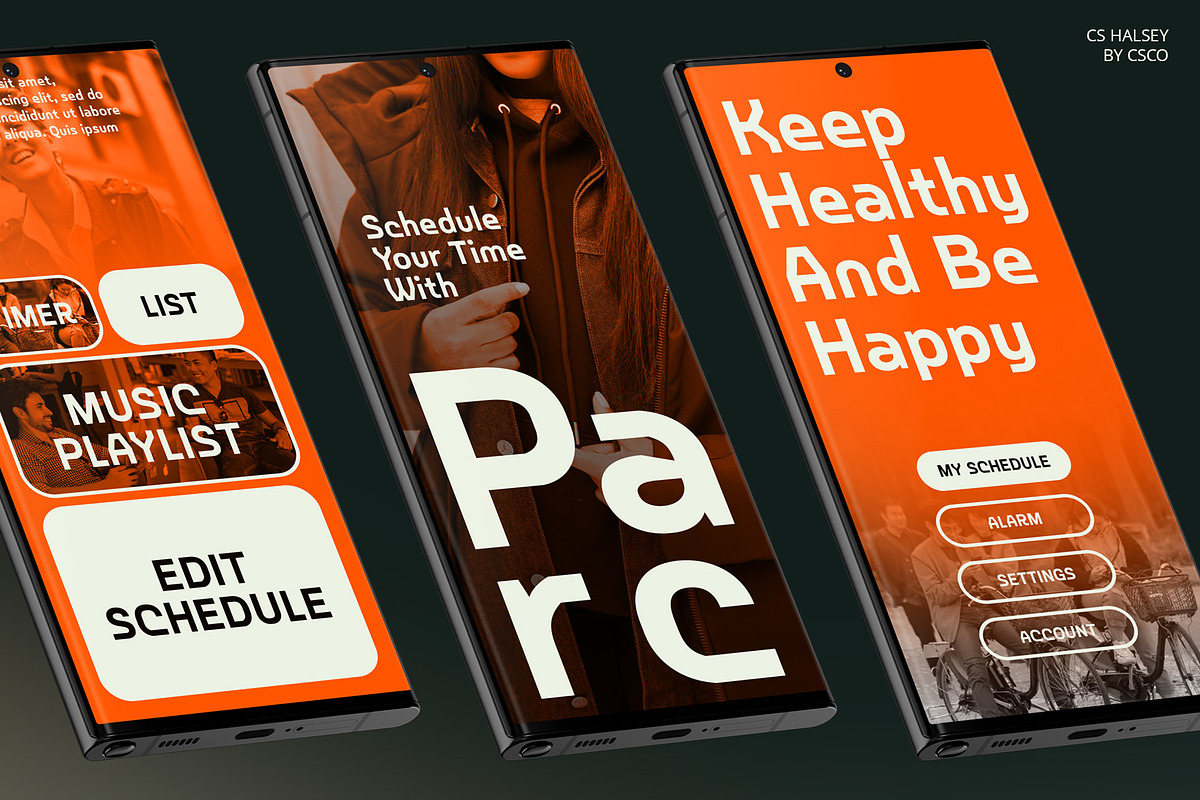 CS Halsey – Sans Serif Typeface, a Sans Serif Font by Craft Supply Co. (Photo 7 of 8)
