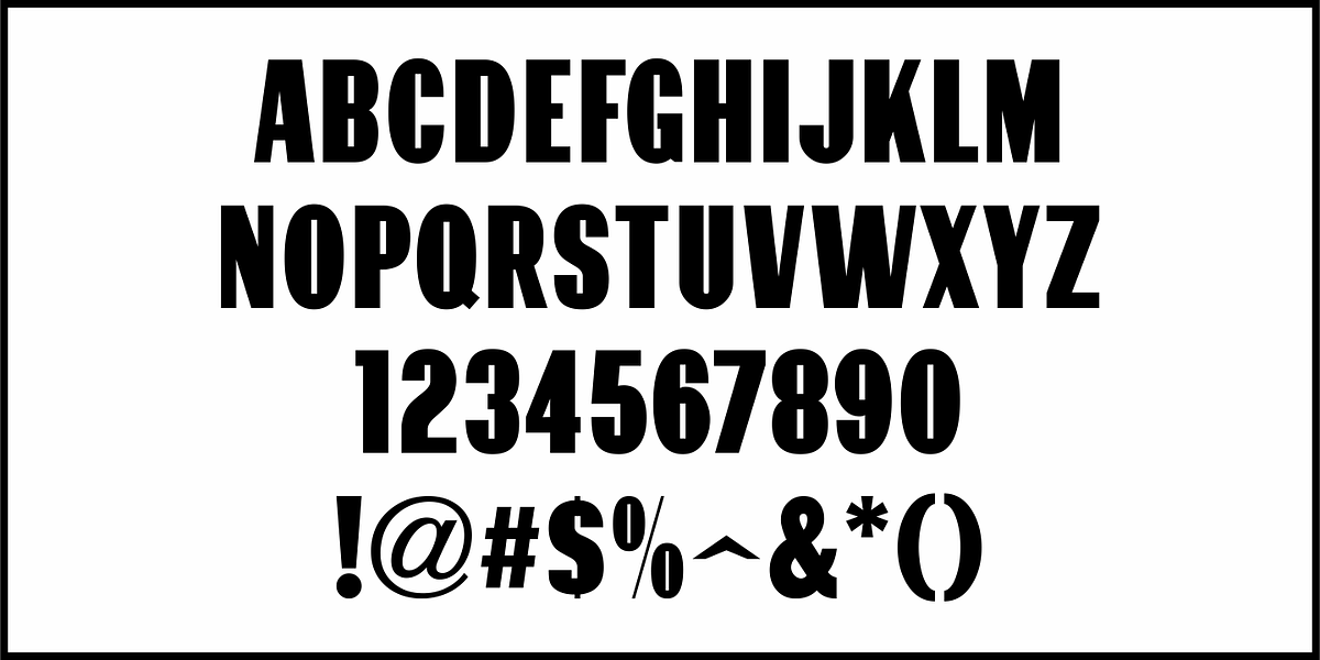 Criminal Trial JNL, a Sans Serif Font by Jeff Levine Fonts (Photo 3 of 5)