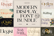Modern Display Font Bundle 2, a Script Font by Nathatype (Thumbnail 1 of 11)