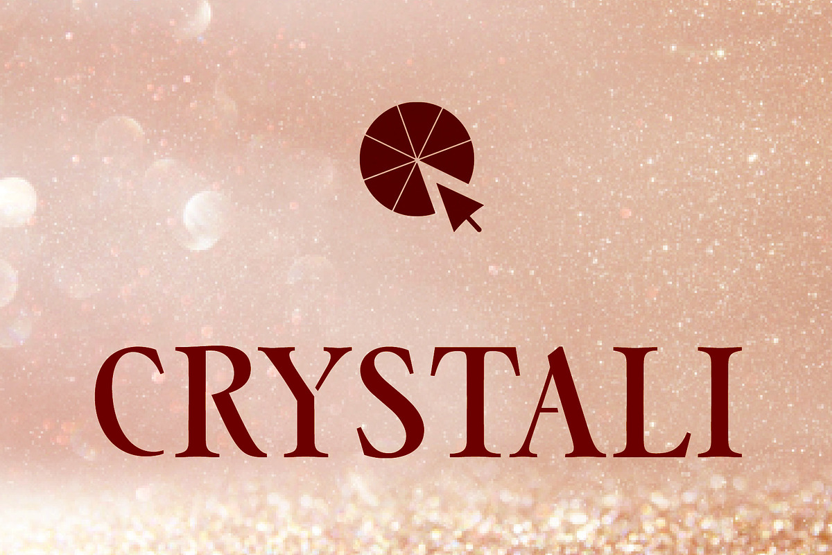 Crystalia Beautiful Headlines, a Font by Pixeria (Photo 1 of 7)