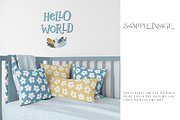 Baby Crib Duvet & Pillows Mockup, a Household Mockup by mock-ups (Thumbnail 7 of 13)