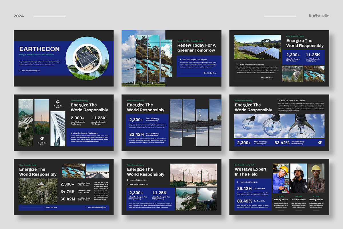 Renewable Energy Google Slides, a Presentation Template by fluffstudio (Photo 2 of 4)