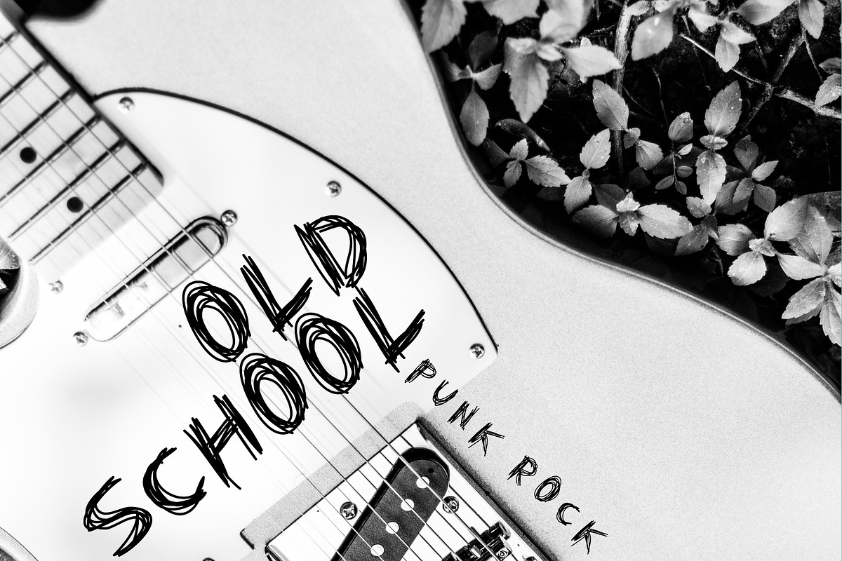 Punk trendy hand drawn font-Punkiest, a Font by CreativeFolks (Photo 5 of 7)