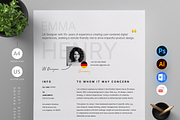 Minimal Resume, a Resume Template by Reuix Studio (Thumbnail 3 of 5)