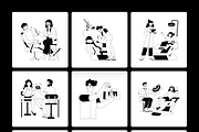 Animated Dentist Activities, a Person Illustration by Prosymbols (Thumbnail 9 of 11)