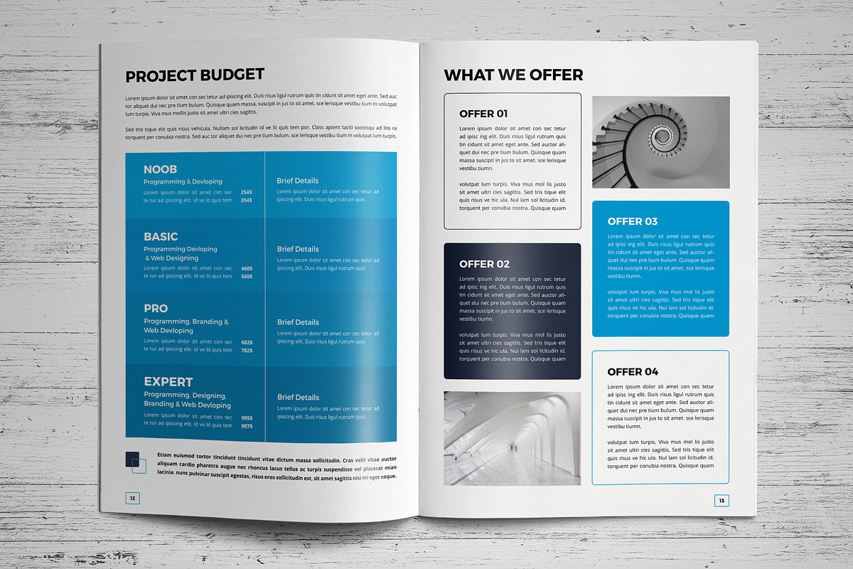 Project Proposal Template V8, a Stationery Template by JanySultana (Photo 7 of 12)