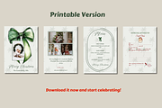 Customizable christmas card template, a Card Template by Prodesign (Thumbnail 4 of 4)