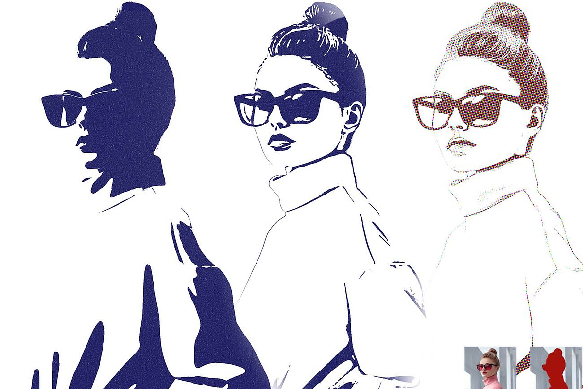Ink Stamp Sketch FX Photoshop Action, an Action Add-On by Studio Retouch (Photo 10 of 15)