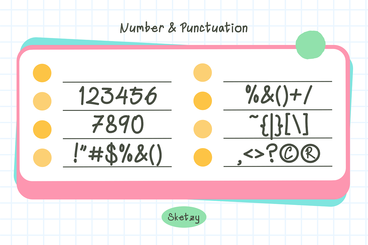 Sketzy – Handwriting Casual Font, a Handwritten Font by Huge Dream Studio (Photo 4 of 8)