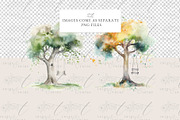 Whimsical Tree Swing Clipart Set, a Decorative Illustration by Twigs and Twine (Thumbnail 3 of 4)