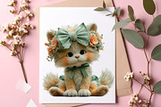 Spring flower animals clipart, an Illustration by SinaCreation (Thumbnail 6 of 11)