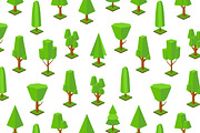 Isometric trees set, a Decorative Illustration by Good Studio (Thumbnail 4 of 5)