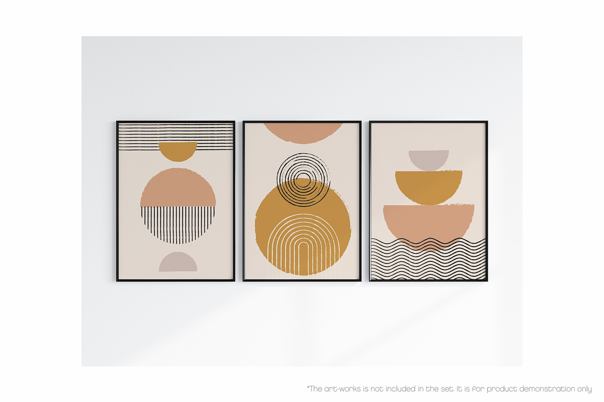 Minimalist Frame Mockup Bundle Set, a Print Template by VNmockup (Photo 5 of 16)