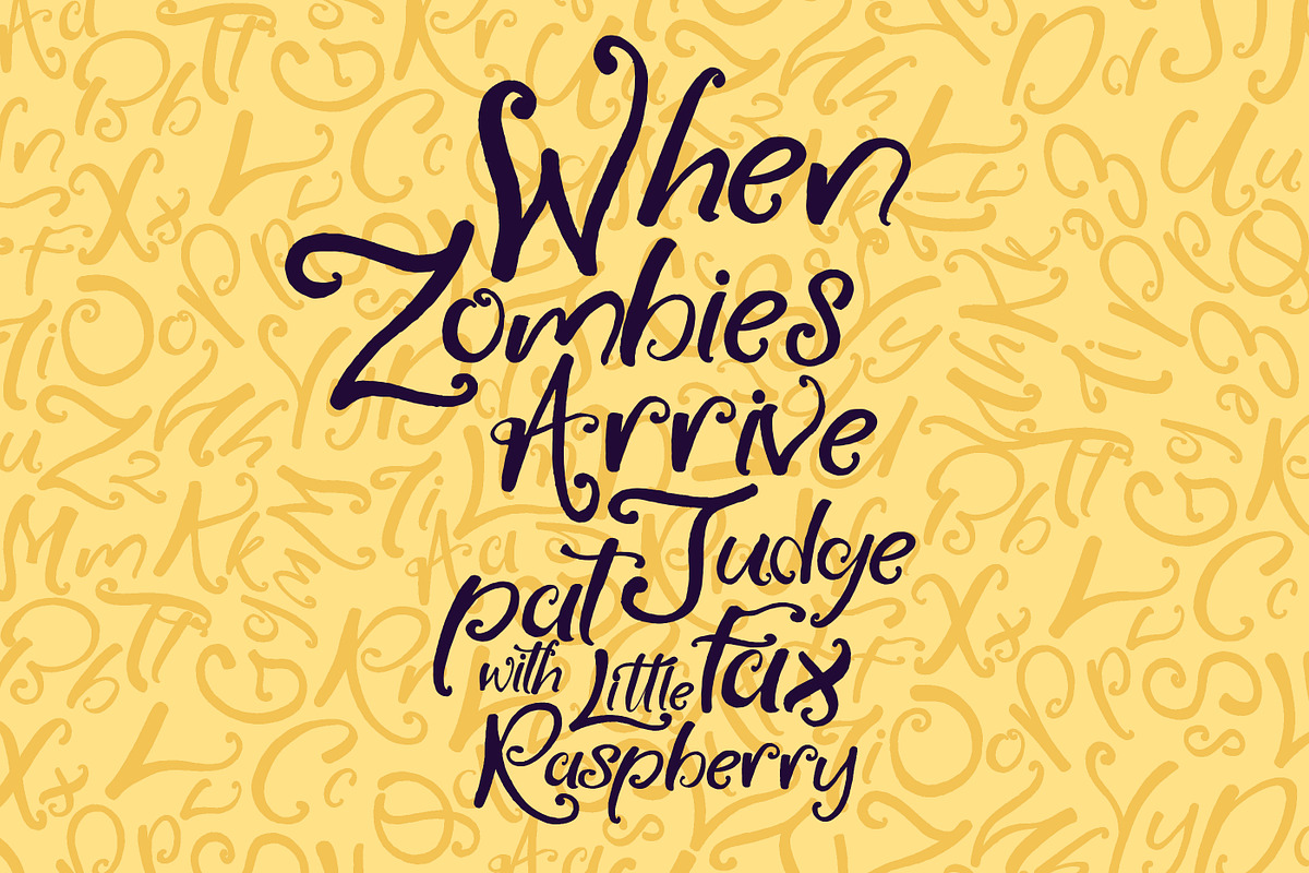 Little Raspberry Typeface+Extras, a Font by Yasir Ekinci (Photo 10 of 10)