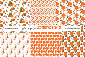 You are so Gourdgeous Patterns Set