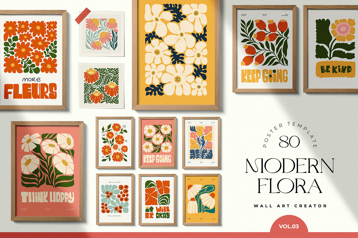 Modern Flora. 3 | Wall Art Creator, an Object Graphic by Leleka.Store (Photo 1 of 19)