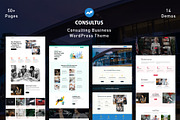 Consultus Business Consulting Theme, a WordPress Template by MatchThemes (Thumbnail 1 of 5)