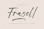Frasell - Handwritten Font, a Script Font by Ef Studio (Thumbnail 1 of 11)