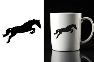Horse Silhouette Vector Illustration, an Illustration by Unique Design Team