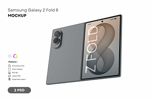 Samsung Galaxy Z Fold 8 Mockup, an Android Mockup by DSNA Mockup