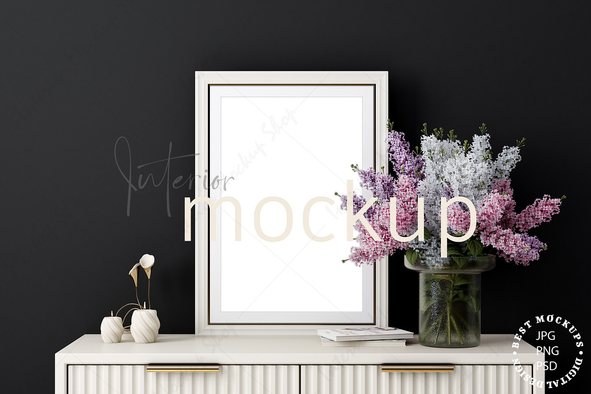 Frame Mockup PSD JPG PNG, a Product Mockup by Mockup Shop (Photo 1 of 2)
