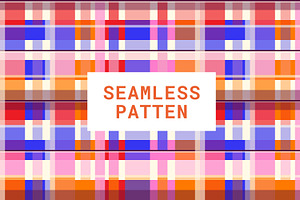 Retro Checkered retro pattern
