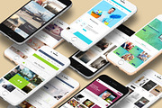 3D iPhone Presentation Mock-Up Bun 1, an iPhone Mockup by Graphicsworld125 (Thumbnail 3 of 16)
