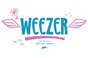 Weezer - Display Font, a Handwritten Font by HIRO.std (Thumbnail 1 of 12)