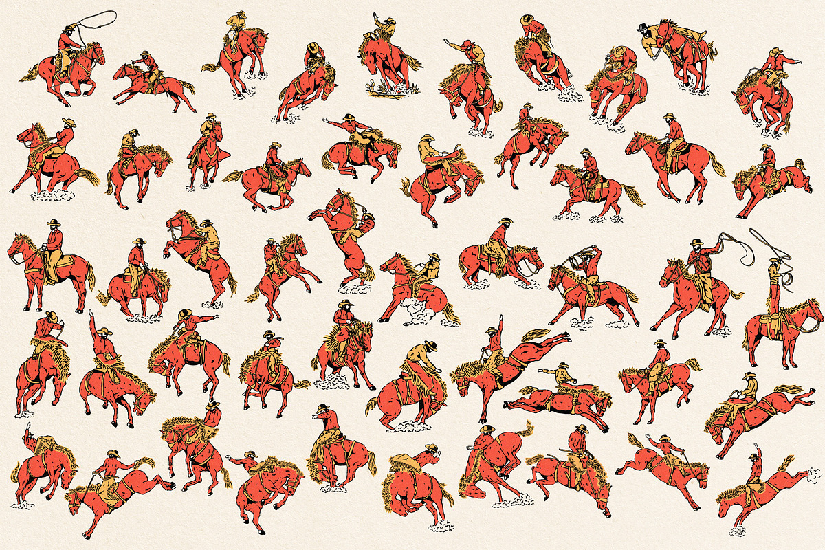 50 Illustration cowboy, an Object Illustration by Southerntown (Photo 3 of 8)