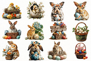 Watercolor easter Clipart, an Illustration by Designworld (Thumbnail 3 of 7)