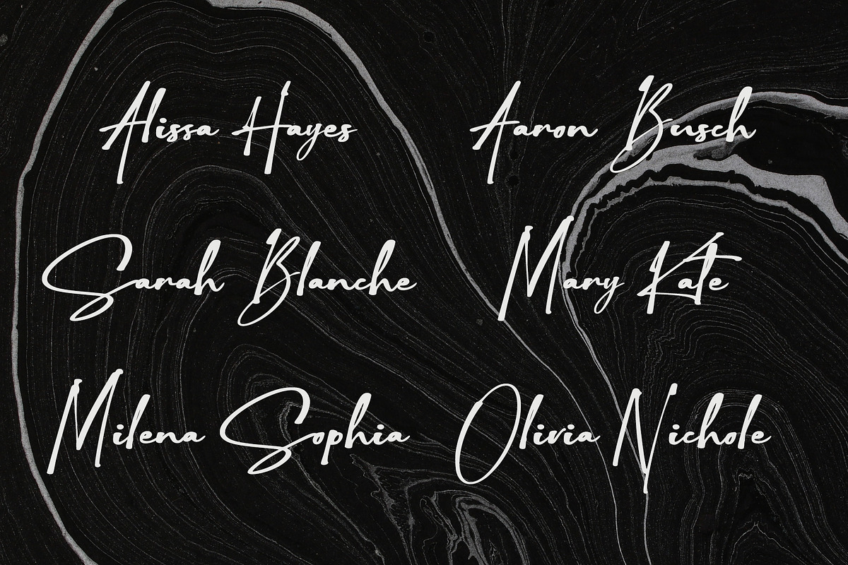 Hudson, a Script Font by alphArtype (Photo 7 of 9)