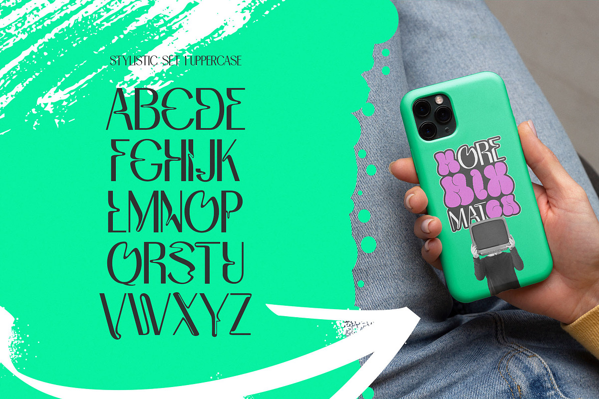 Mamboo Bubble Mix Graffiti Font, a Sans Serif Font by alit design (Photo 12 of 20)