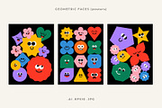 Geometric Faces, an Object Graphic by Léo Alexandre (Thumbnail 7 of 10)