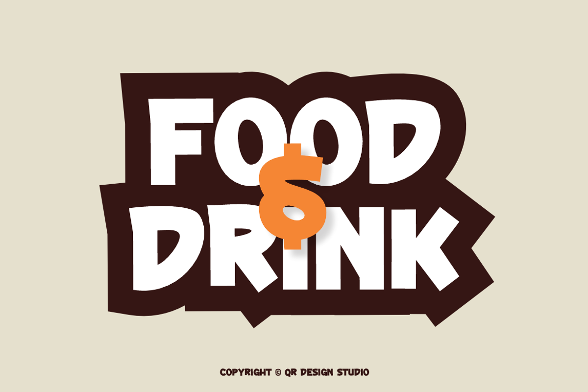Cheko Khol - Coffee Shop Font, a Sans Serif Font by QR Design Studio (Photo 2 of 12)