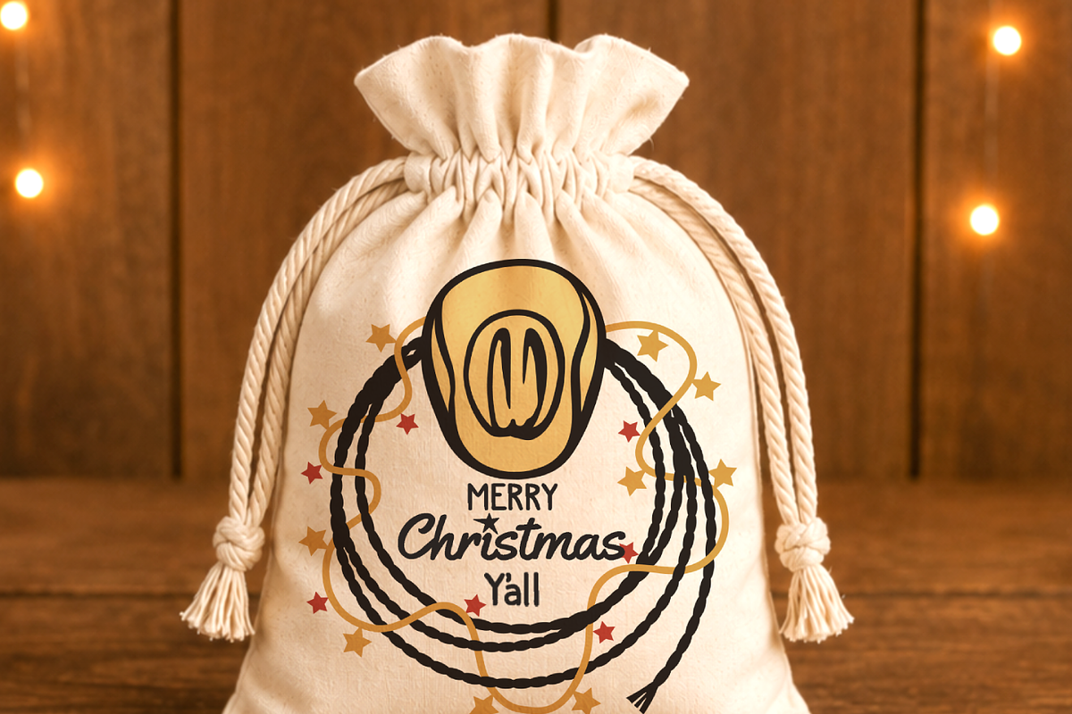 Cowboy Christmas Western Bundle SVG, a Seasonal Illustration by TanchaArt (Photo 4 of 9)