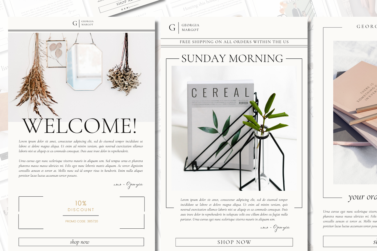 Email Newsletter | Simple, a Templates & Theme by The Edits Shop (Photo 6 of 6)