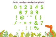 Dinosaur Cute Font, a Script Font by AnkaDrozd (Thumbnail 3 of 5)