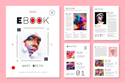 Graphic Designer Ebook Layout, an UI Kit Template by ContestDesign