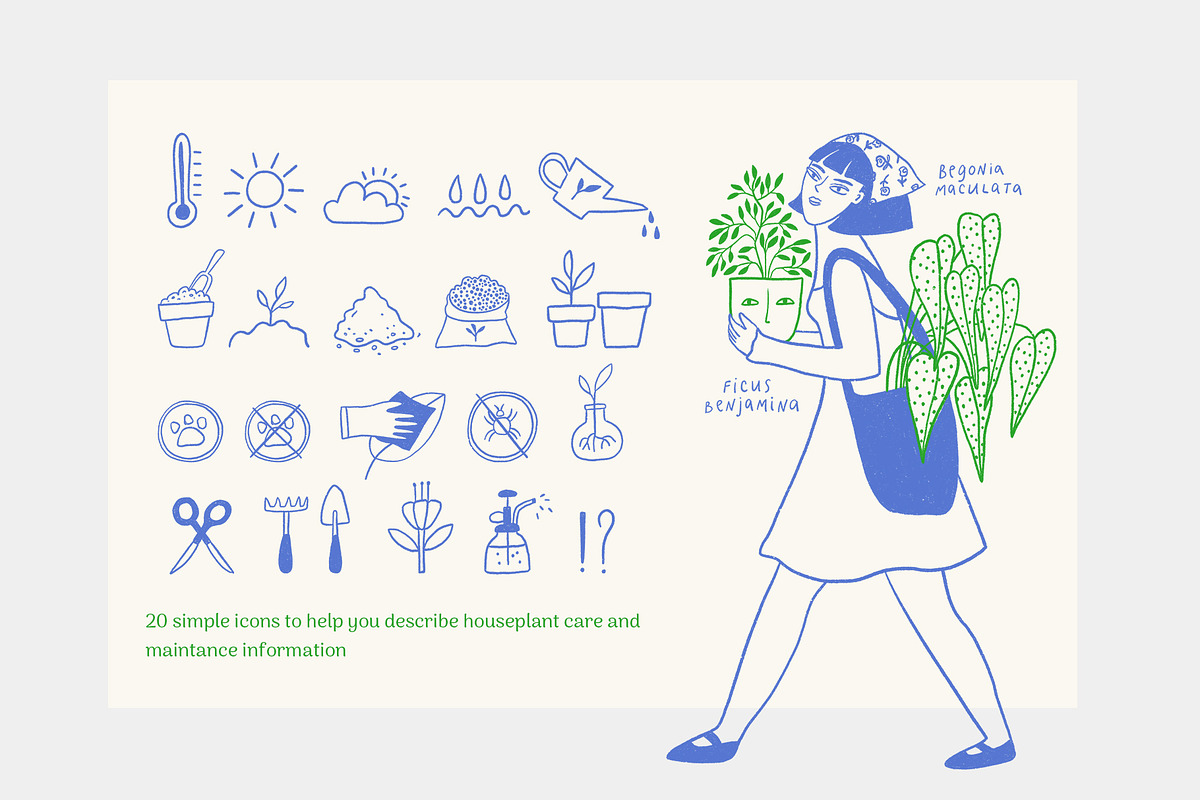 Plant Lady - aesthetic line art, a Person Illustration by Annakniaz (Photo 15 of 17)